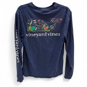 Vineyard Vines Men’s Navy Blue Long Sleeve Shirt